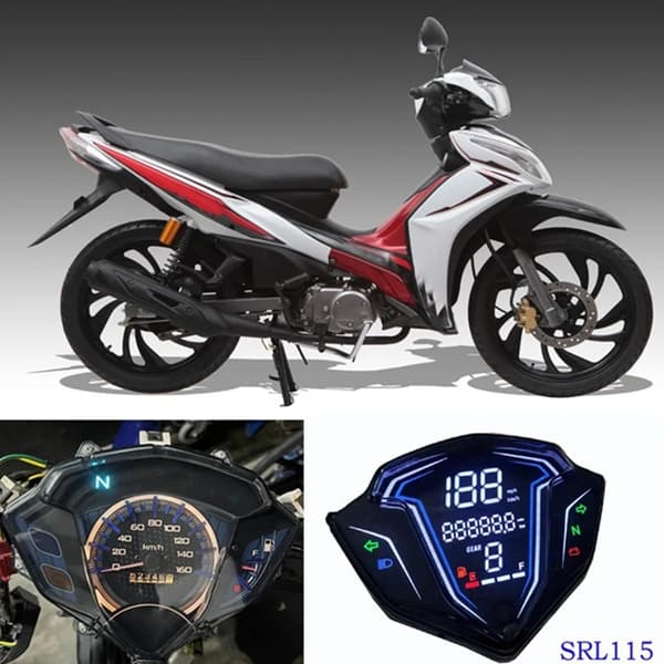 Digitalt motorcykel dashboard meter speedometer præcis aflæsning til LAGENDA 115Z