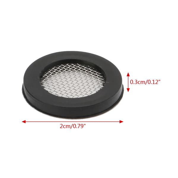 20 stk. O-ring slange gummiskive filter bruser til hoved pakning i rustfrit stål