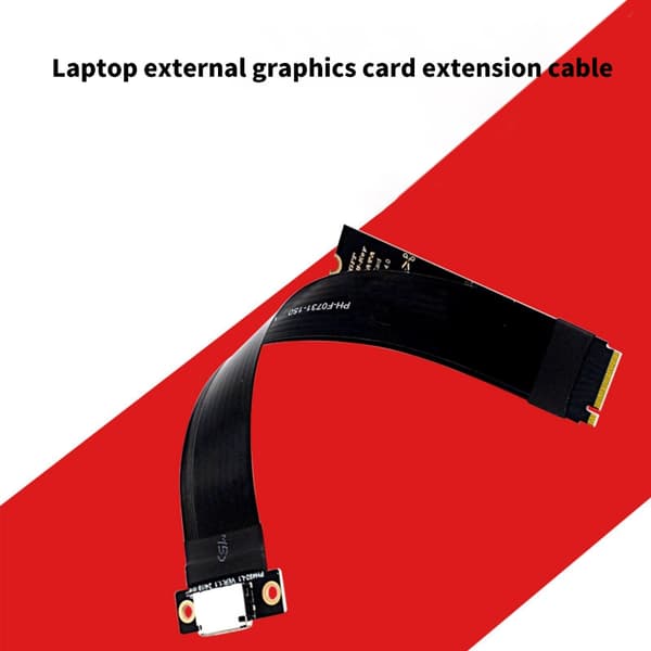 M.2 NVMe til Oculink SFF-8611 SFF-8612 hun socket forlængerkabel
