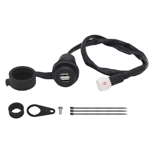 USB Laddningsuttag Dubbel-USB Laddare - Kontaktuttagsadapter för MT-09 SP-XSR700