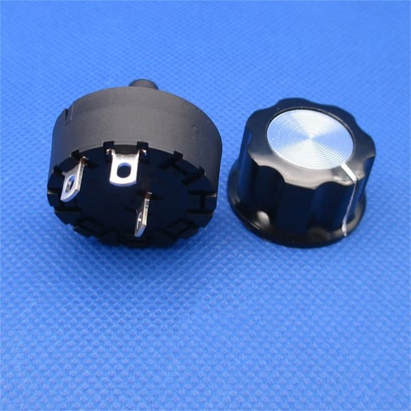 Mångsidig Rotary Switch Juicer Switch Blender Switch Ugnsomkopplare Plastmaterial Axelbandsbrytare för apparaten 8 gears