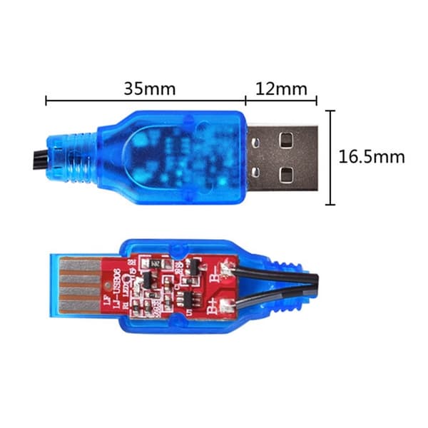 USB-ladekabel USB til DC3.5mm kabel til fjernstyret legetøj