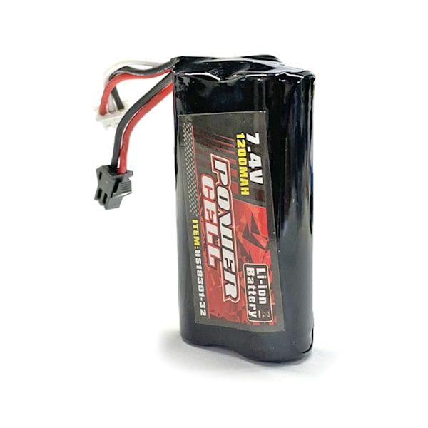 7.4V 1200mAh RC Li-ion akkusetti USB-kaapelilla, kestävä johto, suuri kapasiteetti akku HS18311 1/10 R/C -kilpa-autoon