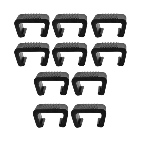 10 Pak Udendørs Møbelclips Terrasse Sofaclips Rattan Møbelklemmer Fletstol Fastgørelsesanordninger Forbinder Sektionen