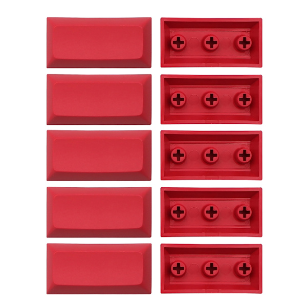 DSA 2U Tangentbordstangentuppsättning PBT Blank Tangentbordstangenter DSA Profil 2U Höjd Tangentbordstangentuppsättning För Mekaniskt Gamingtangentbord 10ST