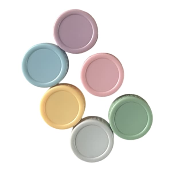 6 stk. multifunksjonelle glassbeholdere for saus, designet for variert bruk