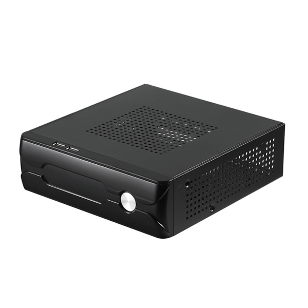 Stationär Dator Strömförsörjning Gaming HTPC Värd Chassi Kontor Hem 2.0 USB Mini ITX Dator för Fodral Praktisk Horisontell Chas