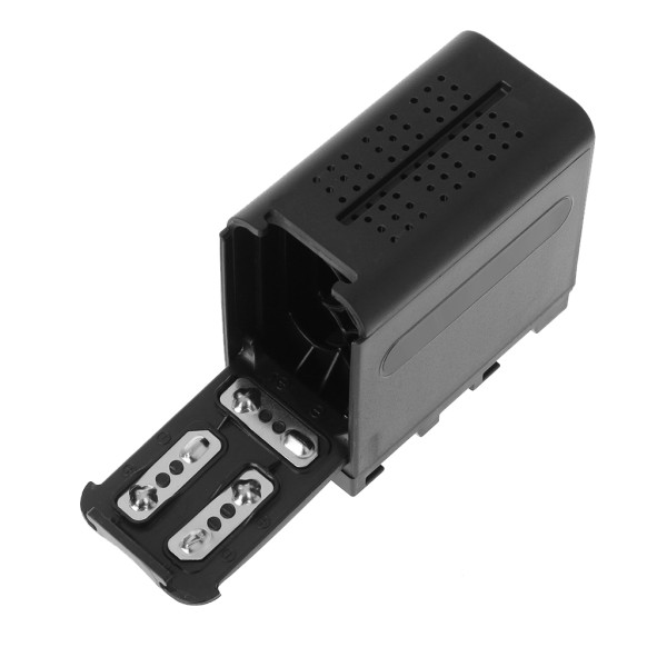 Bärbar batterihållare case USB - power batterilåda för BB-6 6st AA case LED Strip Light