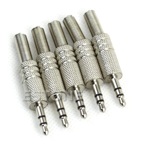 Stereo 3,5 mm stik 3,5 mm jack hanstik hovedtelefonstik DIY