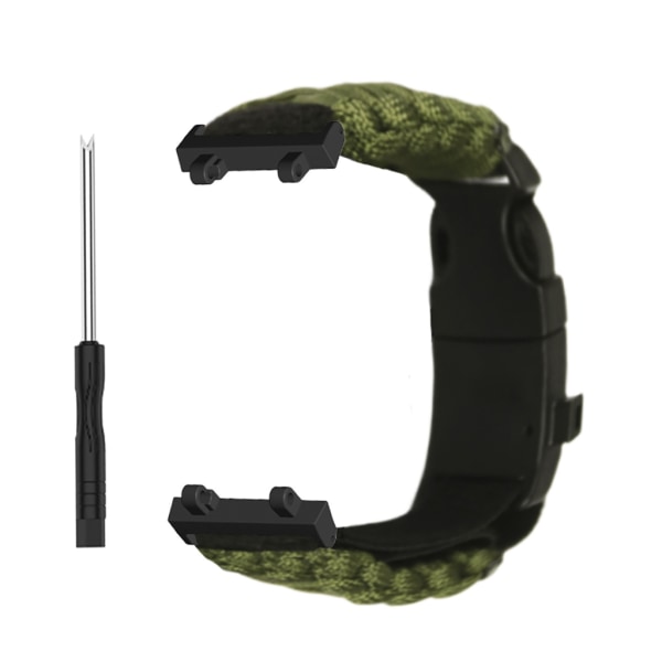 Vävd nylon Lämplig för AmazfitT Rex 2 Smartwatch Tillbehör Armbandsbyte Armband Bälte Andas Desert camouflage