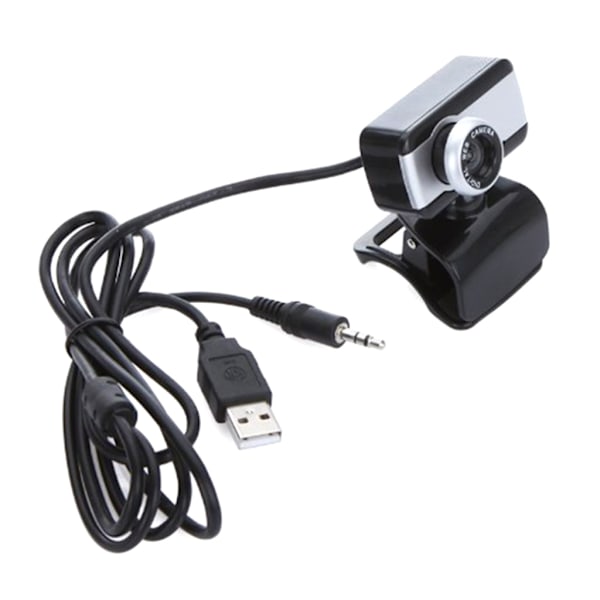 Computer Webkamera 1 Stk Sort USB Webcam Laptop Live Udstyr Tilbehør