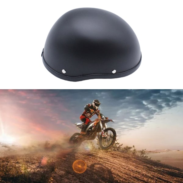 Nyhetshjelm Beanie Skull Cap Scooter Åpen Hjelm for Voksne Beanie Lue