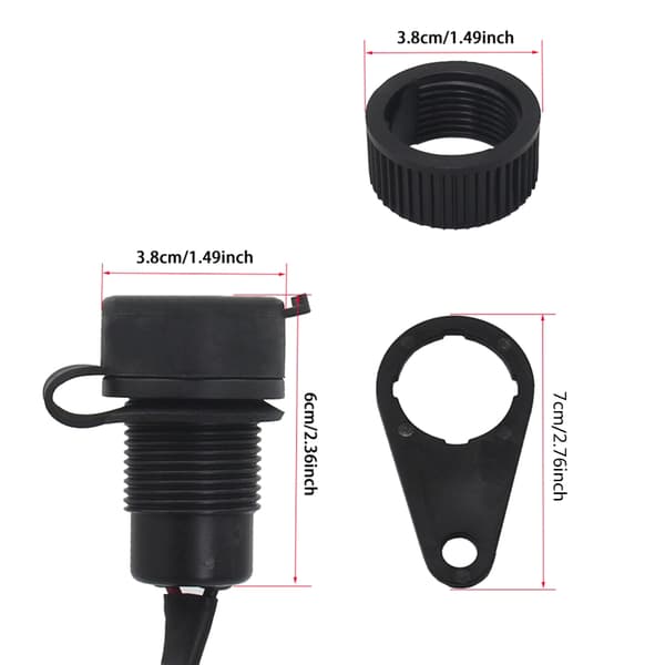 USB Opladningsstik Dobbelt-USB Oplader - Stikadapter til MT-09 SP-XSR700