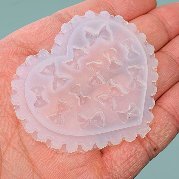 5 st DIY 3D silikon Nail Art Dekorativ Design Form Nail Art Making Tools Mould