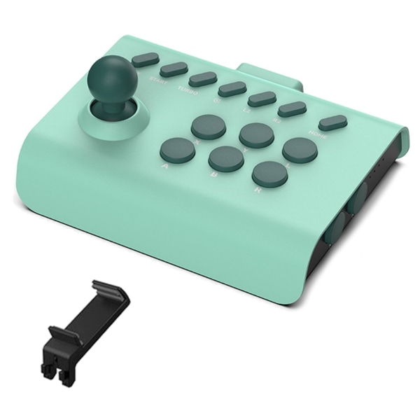 Arcade Console Game Joystick Rocker BT Wire Connection Controller för Switchar Game Controller Board Black Green