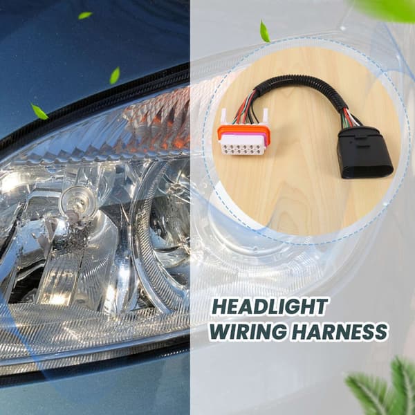 Forlygte Ledningsnet Lampe Xenon Front Stik Kabel Adapter til 4.5L 95563123911