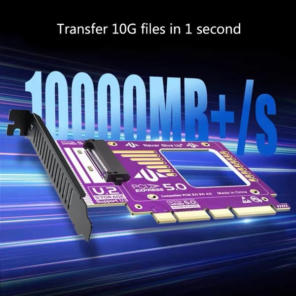 PCIE 5.0 X1 til U3 SFF-8639 Adapter til Avancerede Computerløsninger