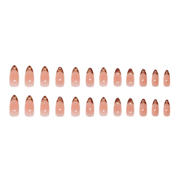 Leopardmönster Press on Nail Heltäckande Lösnagel för Modeentusiaster