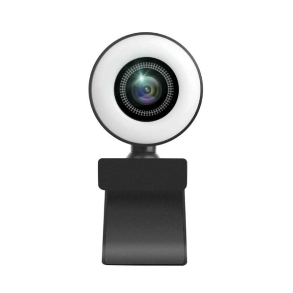 1080P/2K/720P webbkamera USB Free Drive Autofokus datorkamera med 3 växlars fyllningslampa för bärbar dator stationär 360° rotation Beauty 2K