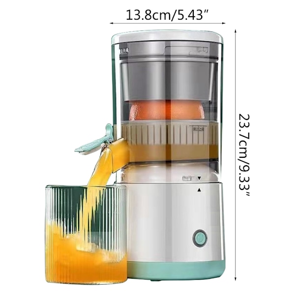 Multifunktionell elektrisk juicepressare Juiceseparation Bärbar hemmajuicer Automatiska apelsinjuicemaskiner ABS-material