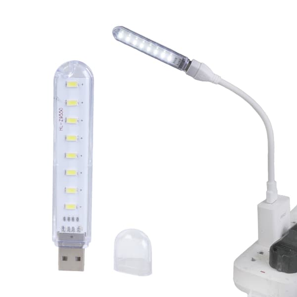 5V Fleksibel USB LED-lampe Energieffektiv for camping og reise