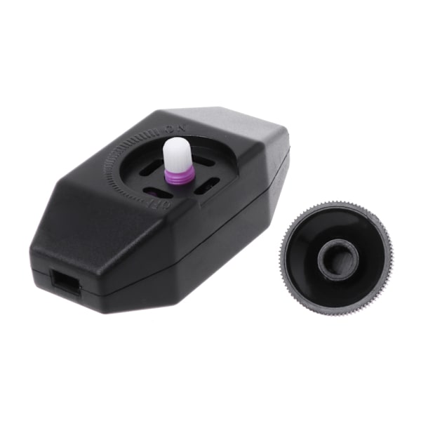 220V 1A Lampa Dimmer Sladd Strömbrytare Plug In Bord Golvljus Dimmer På Av Dimmer Switch Svart/Vit 7x3,3x2,4cm Silver