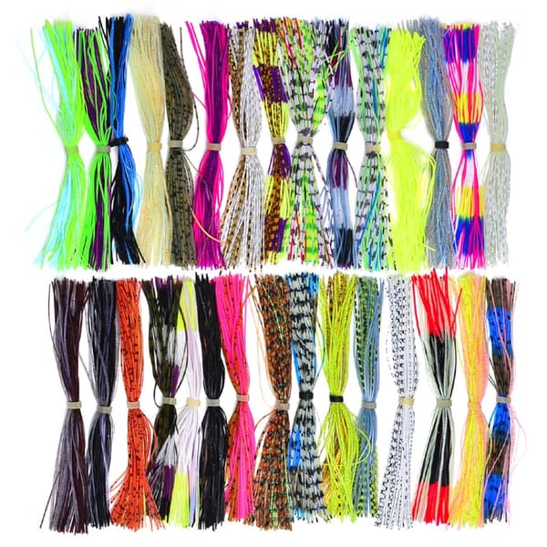 Jigkjolar Buzzbaits Jig Bläckfiskkjol Flugbindningsmaterial Fisketillbehör