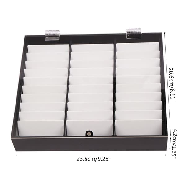 33 rum Fake Negle Tips Farve Display Holder Opbevaringsboks til Neglekunst Dekor