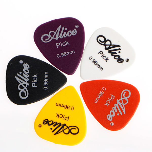 5 x GITARRPLOCK PLEKTRUM Plektrum ELGITARR AKUSTISK Blandade Färger