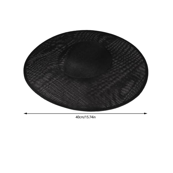 Fascinator Hattebase Bryllupshovedbeklædning Støtte til kvinder Ideelt DIY-tilbehør black