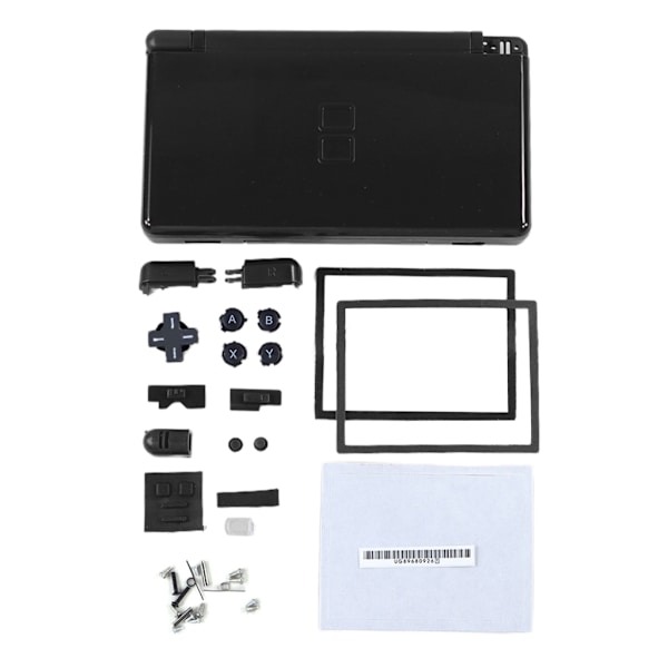 Komplett set case med knappskruvar Cover Skal Kit Ersättning för NDSL-konsol reparationstillbehör Pink