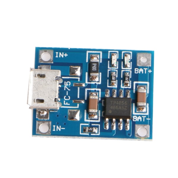 TP4056 Mini Micro USB 1A Litiumakku Latausmoduuli