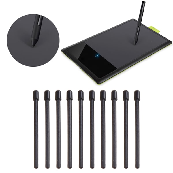 10 st grafisk ritplatta penna ersättningsstift för Intuos 860/660 Cintiq