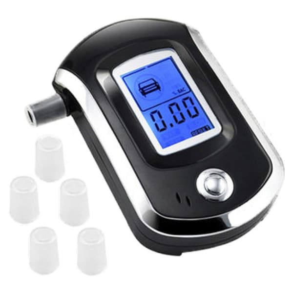 Alkoholpustetester med LCD-display Alkoholmåler Pusteprøveanalysator