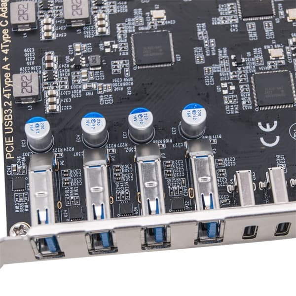 Desktop PC PCIe-kort USB3.2-udvidelseskort til forbedret dataoverførsel