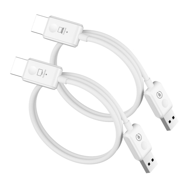 Trådlös HDMI-kompatibel Extender-sändare Strömma video från bärbar dator/PC till TV/projektor Enkel Plug & Play-anslutning Black