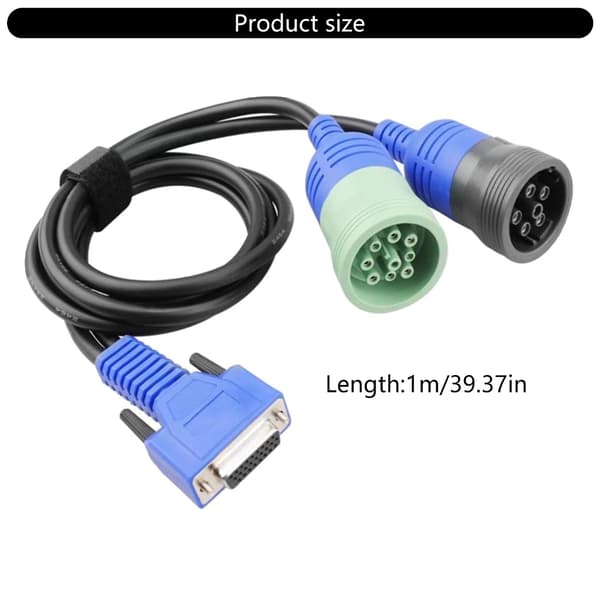 Lastbil Adapterkabel, 6Pin/9Pin 493148 för Underhåll, Diagnostisk Utrustning