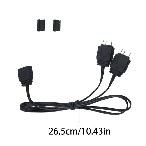5V 3-pin ARGB SYNC HUB Overføringsforlengelseskabel for M/B GIGABYTE MSI
