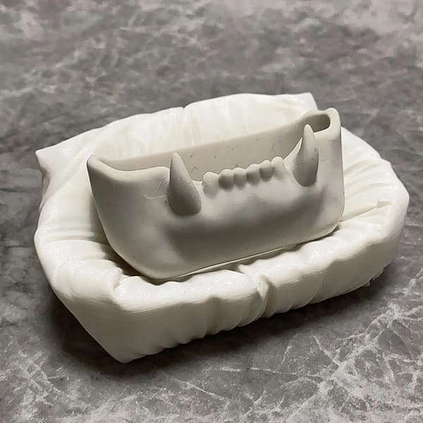 3D-printet sofalignende etui til høretelefoner til Pods 1 2 3 flere modeller skrivebord White