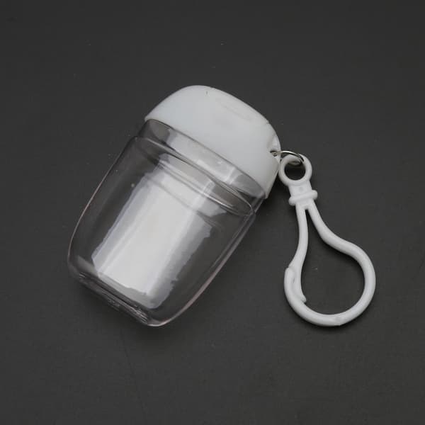 Nyckelring Handspritflaska 30ml Liten Klämflaska Påfyllningsbara Behållare