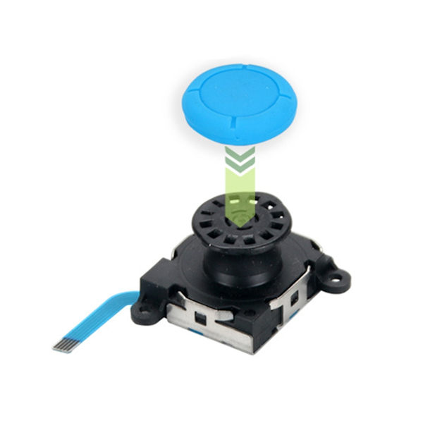 1 par Rocker Cap för NS OLED- cover Spelkontroller Joystick-byte- cover Speltillbehör Red