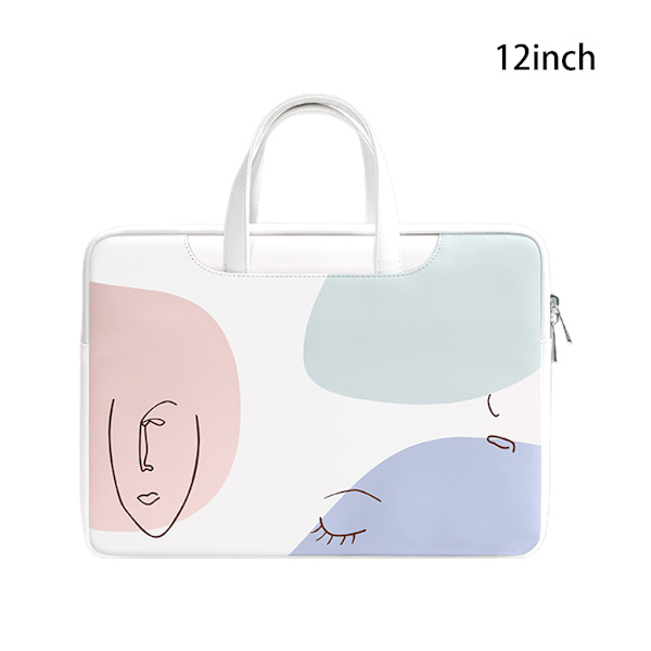 Laptopväska för Air Pro12 13.3 14 15 Fodral Notebook Väska för Dell Affärskvinnor Handväska Portfölj + Sminkväska