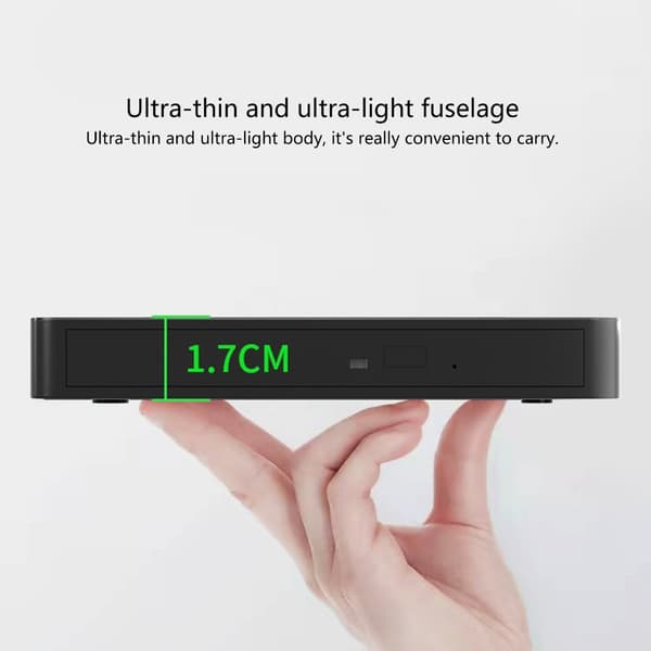 Snabb dataöverföring USB 3.0 Typ C DVD-brännare för bärbara och stationära datorer