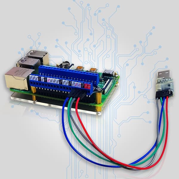 Micro GPIO Screw Terminal Block Breakout Board för Raspberry Pi 4B/3B+/3B/2B
