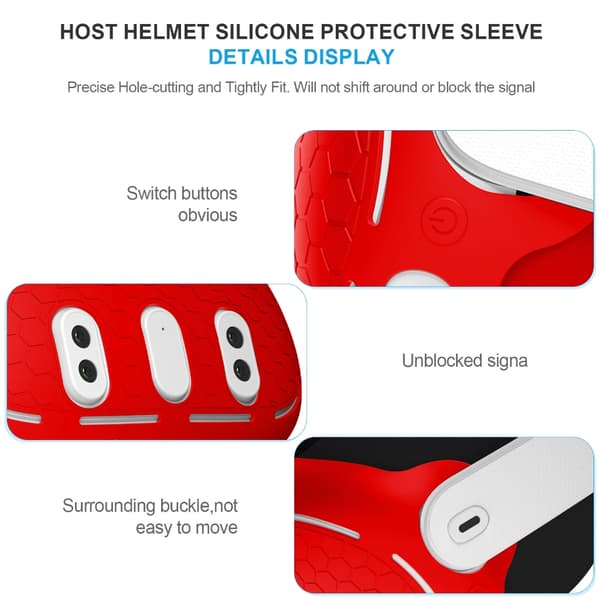 Cover för Quest3 VR-glasögon Dammtät headset Slitstarkt case Black