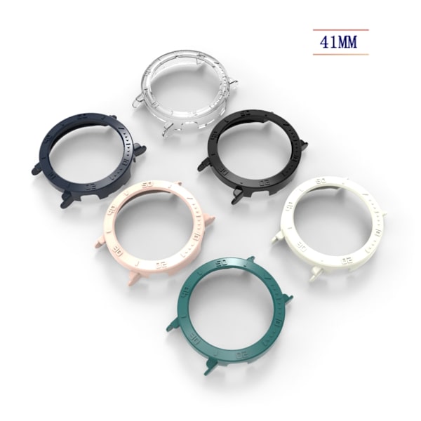 Stötsäkert case kompatibelt för GT4 41/46 mm ramskydd stötfångare Cover Reptåligt hårt PC-hus Hud Clear 46MM