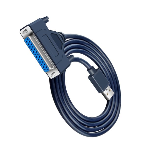 USB 2.0 til 25-benet DB25 parallelportkabel 1248 25-benet parallelprinter