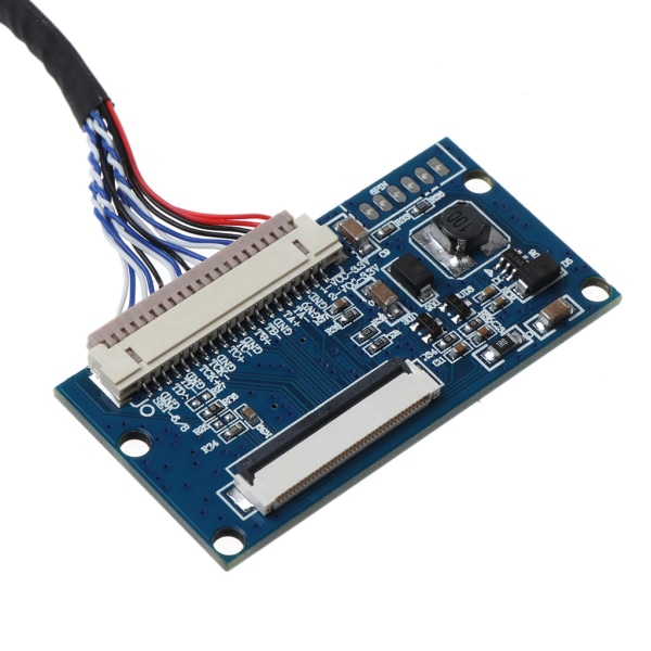 1Set LVDS 1ch 8Bit 20Pin till 40Pin TTL Signal LCD Driver Board Converter Board för 7-10,1 tum 1024x768 LCD-panel