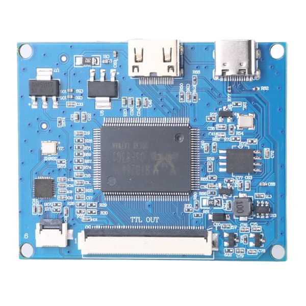 LCD Driver Board 50pin TTL LCD Skærm Controller Modul Board 1-Kanal