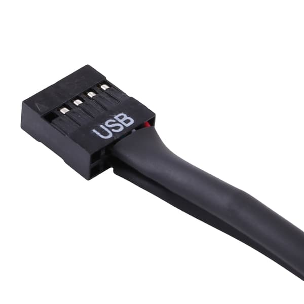 9-pin USB-header splitter 1 til 2/4 hun-forlængerkabelkort til bundkort